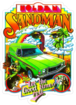 holden sandman 1 vinyl sticker