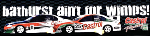 bathurst aint for whimps vinyl sticker