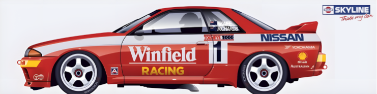 skaife richards skyline bumper sticker