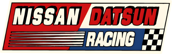 nissan datsun racing vintage/retro Sticker
