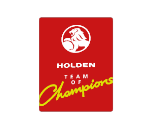 Holden team of champions retro sticker
