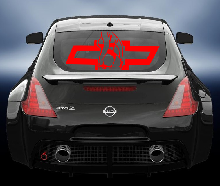 Chev badge girl vinyl decal/sticker