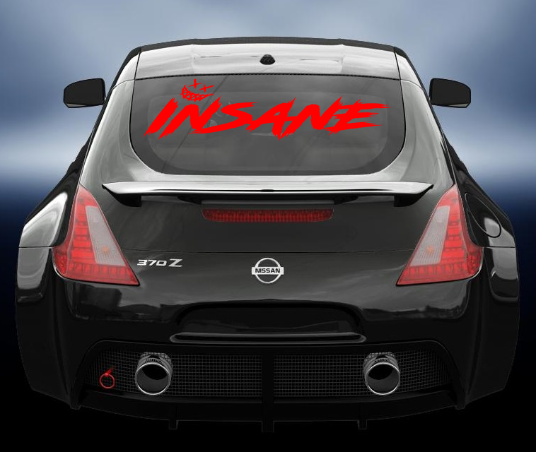 Insane car banner/decal