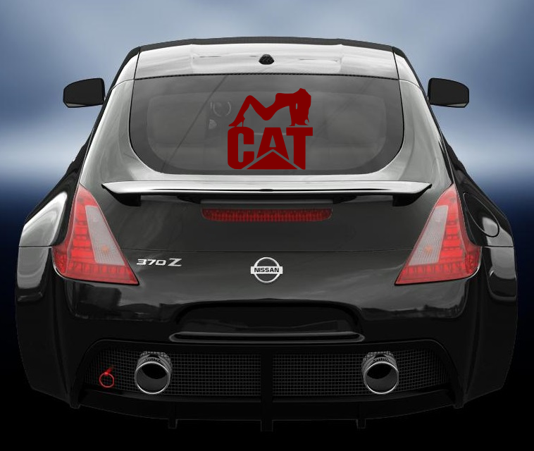 Cat girl 1 vinyl 4wd sticker/decal