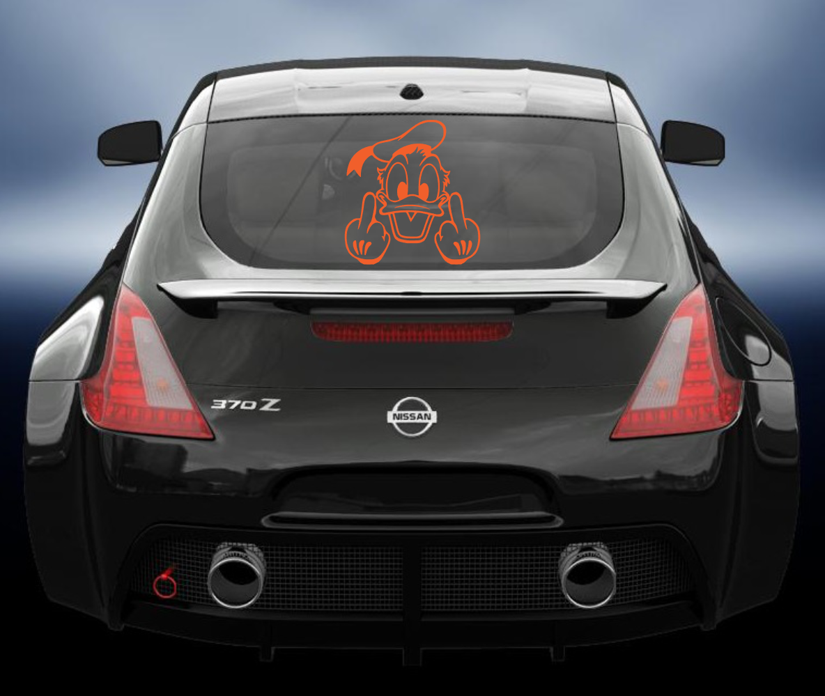 Duck Finger Vinyl Decal