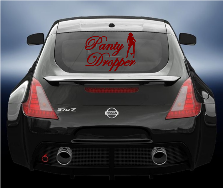Panty Dropper vinyl car sticker