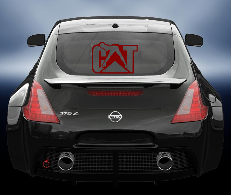 Copy of Cat girl 2 vinyl 4wd sticker/decal