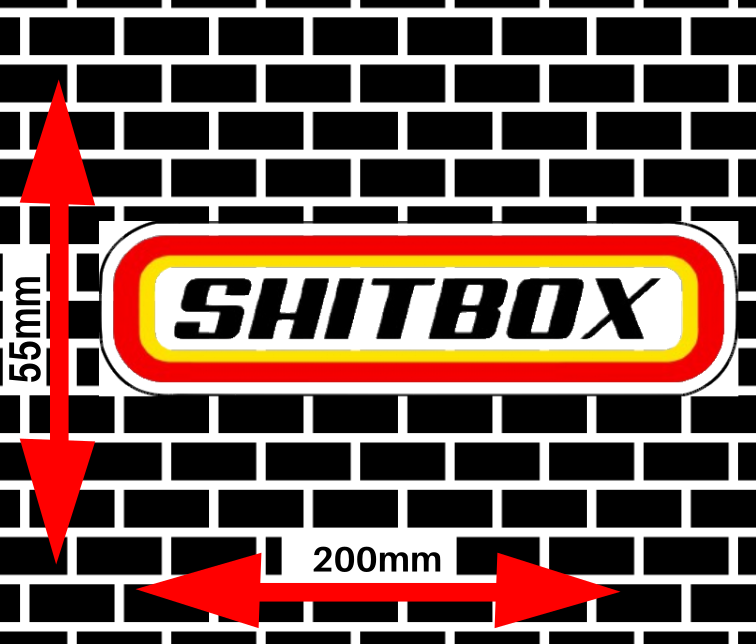 Shitbox Sticker Design 2
