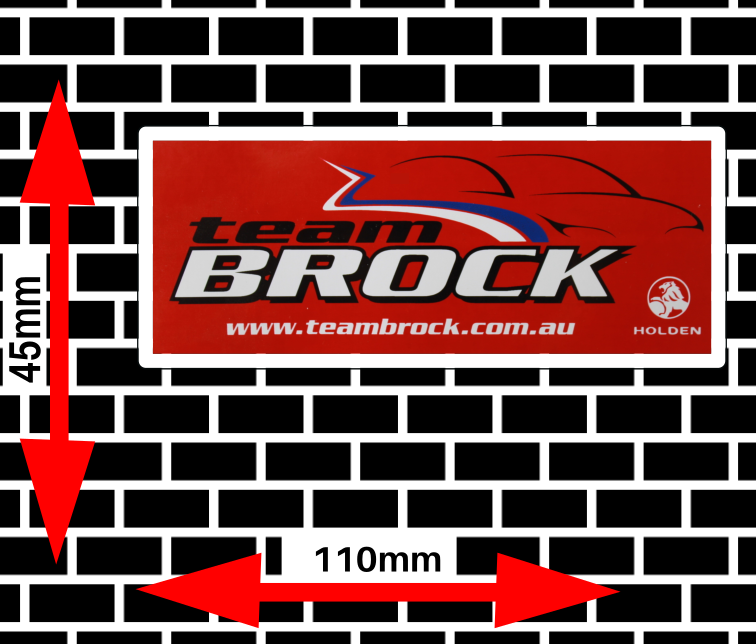 Team Brock vintage/retro Sticker
