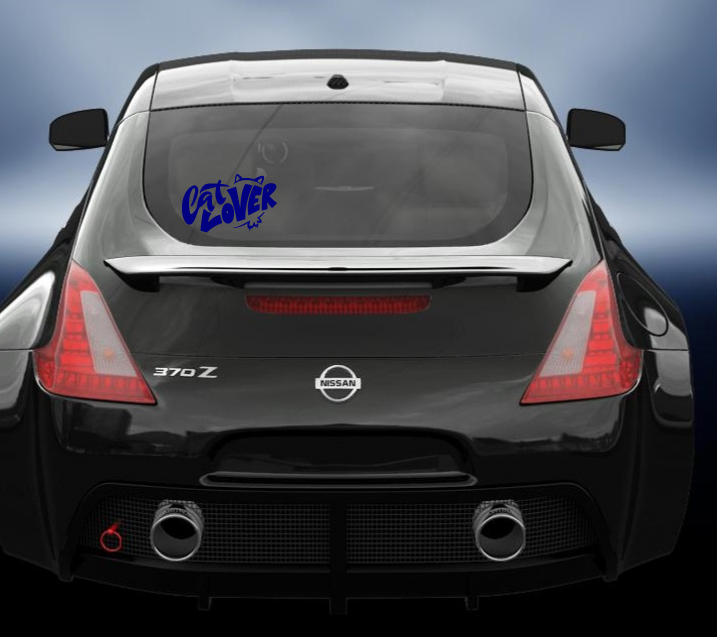 Cat Lover vinyl Decal