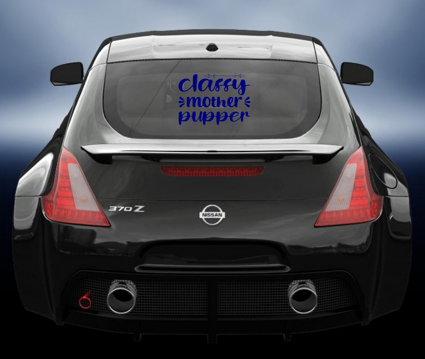 Classy mother pupper vinyl Decal
