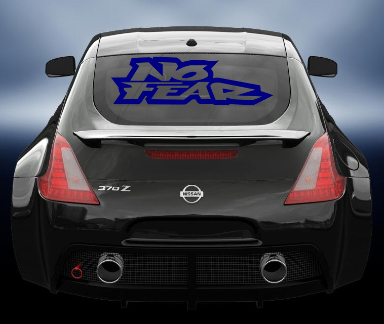 No Fear vinyl sticker
