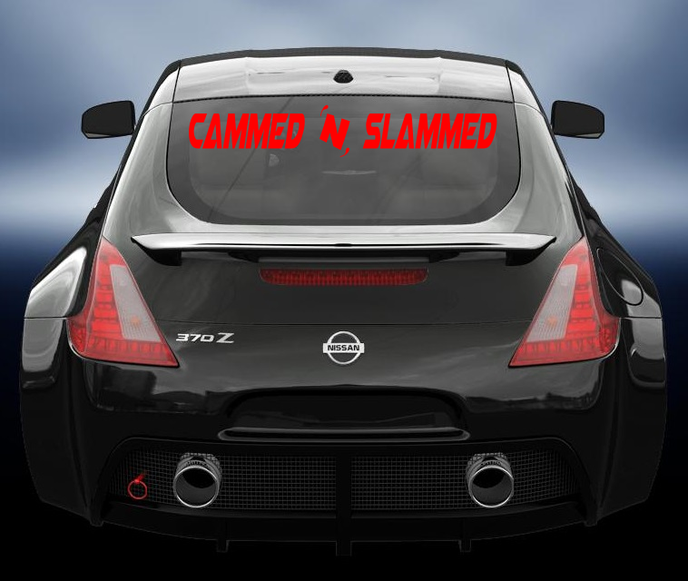 Cammed n Slammed vinyl sticker