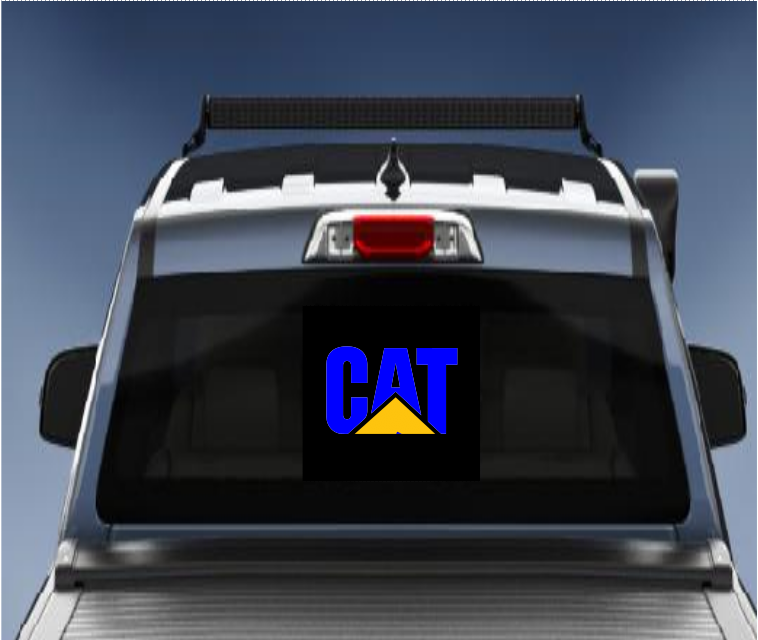 Cat vinyl 4wd sticker/decal