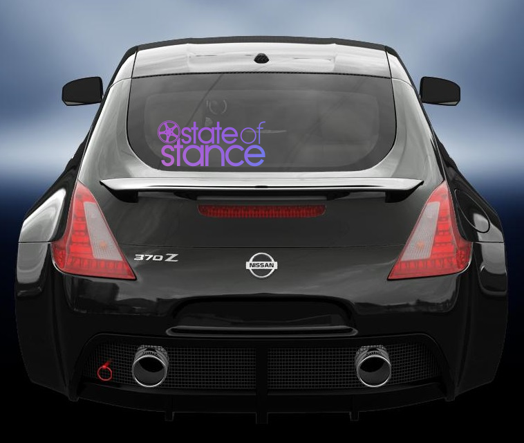 State of stance JDM style car decal