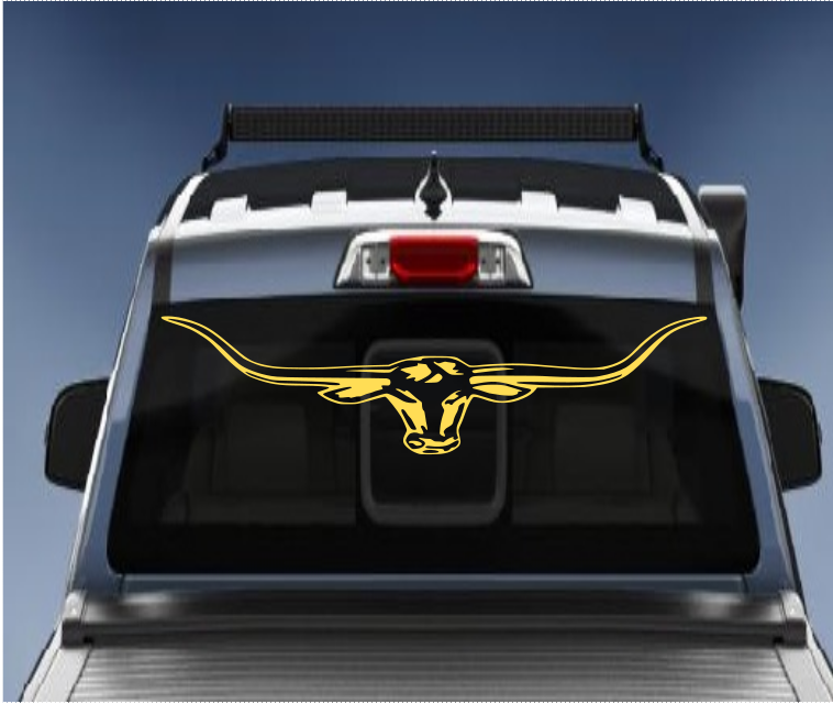 Longhorn vinyl sticker/decal