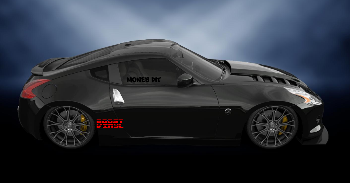 Money pit vinyl decal