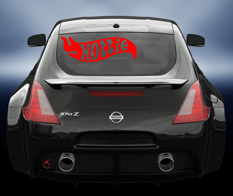 Hottie vinyl decal