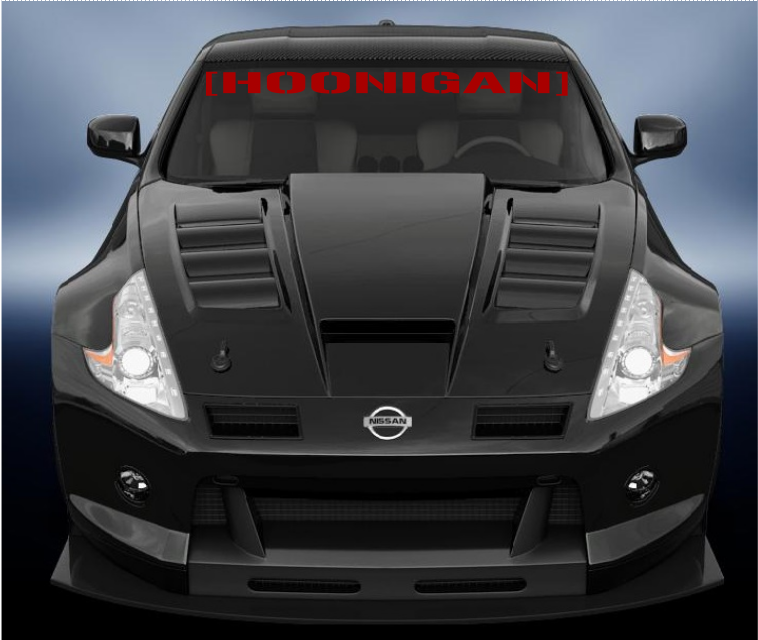 HOONIGAN vinyl windscreen banner