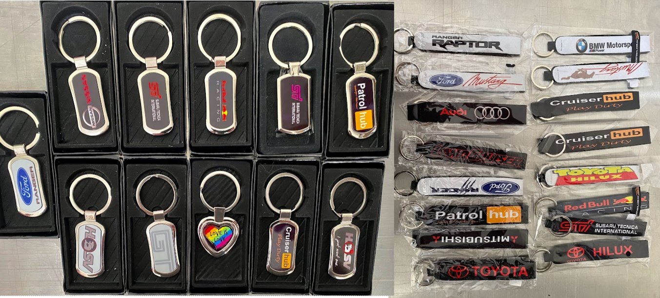 Custom printed Key rings and lanyards – Boost Vinyl