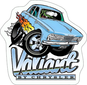valiant by chrysler vinyl sticker