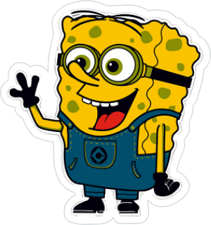 spongebob vinyl sticker