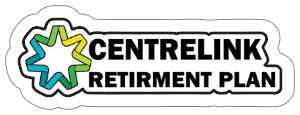 centrelink retirement plan vinyl sticker