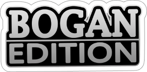 bogan edition vinyl sticker
