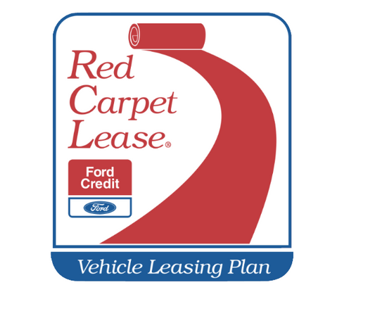 ford credit leasing printed sticker