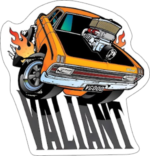 valiant vinyl sticker