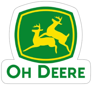 oh deere vinyl sticker