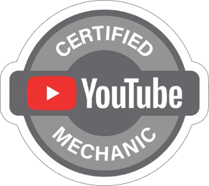 certified youtube mechanic vinyl sticker