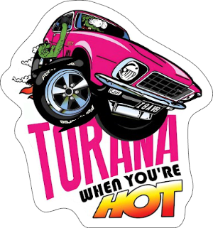 Torana When you're hot vinyl sticker