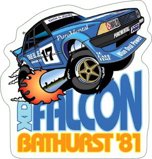 falcon bathurst 81 printed sticker