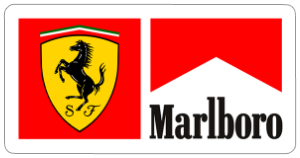 marlboro ferrari vinyl sticker