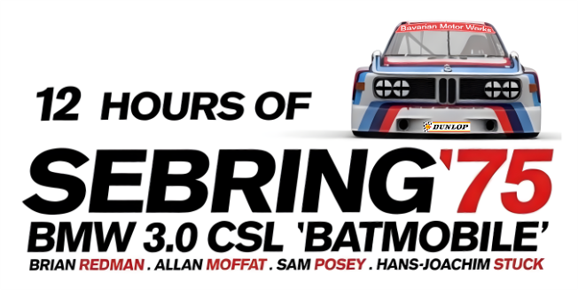 sebring 75 vintage/retro Sticker