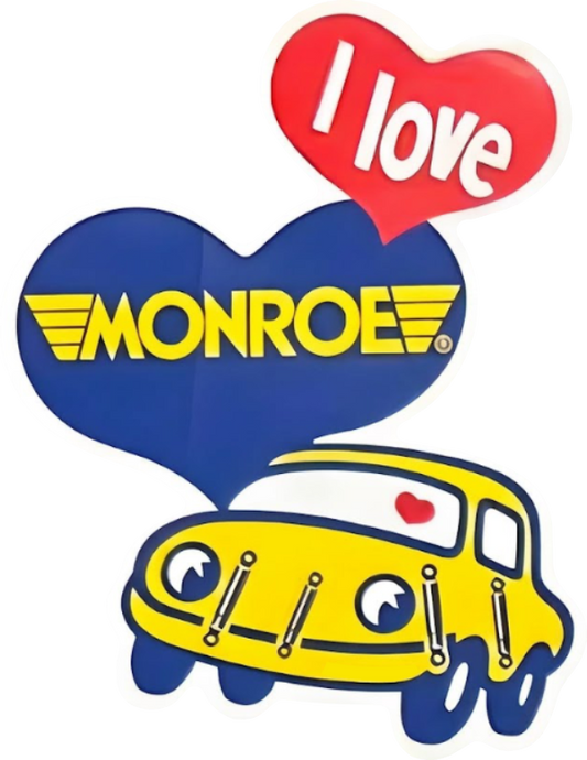 i love monroe vintage/retro Sticker