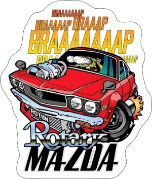 mazda rotary vinyl sticker