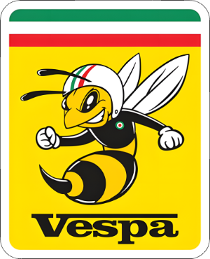 vespa design printed sticker