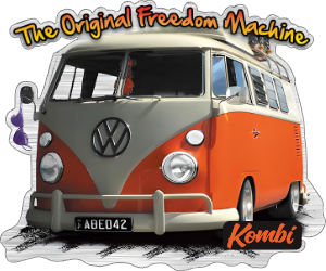 kombi vinyl sticker