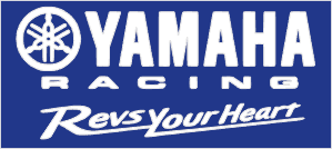 yamaha racing design printed sticker