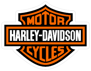 harley davidson printed sticker