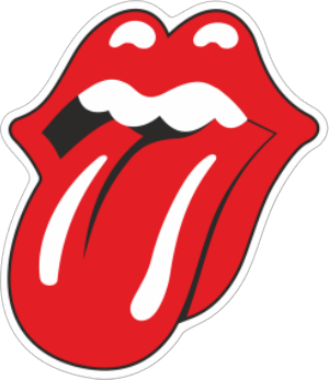 rolling stones tongue vinyl sticker