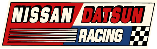 nissan datsun racing vintage/retro Sticker