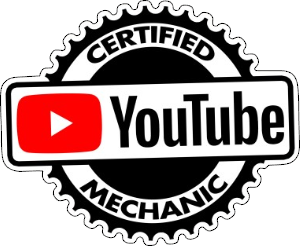certified youtube mechanic 1 vinyl sticker