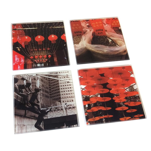 Glass Coasters 10cm by 10cm