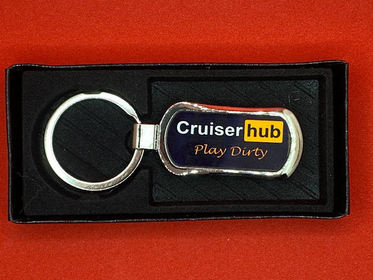 Cruiser Hub Metal keyring