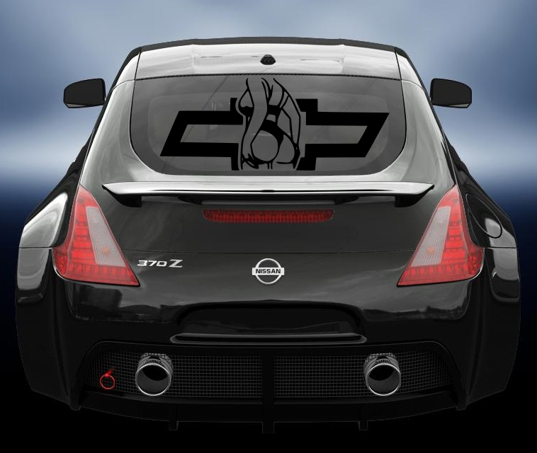 Chev badge girl vinyl decal/sticker