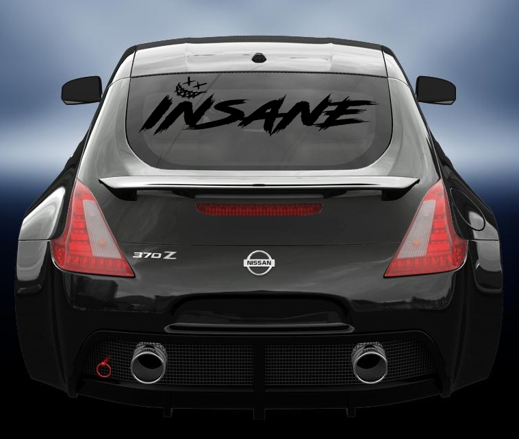 Insane car banner/decal