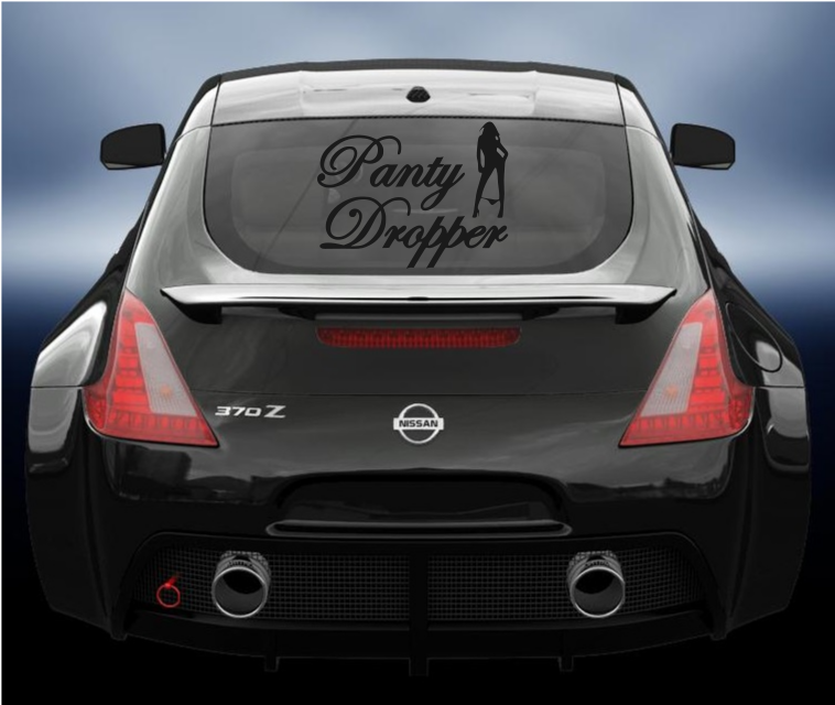Panty Dropper vinyl car sticker